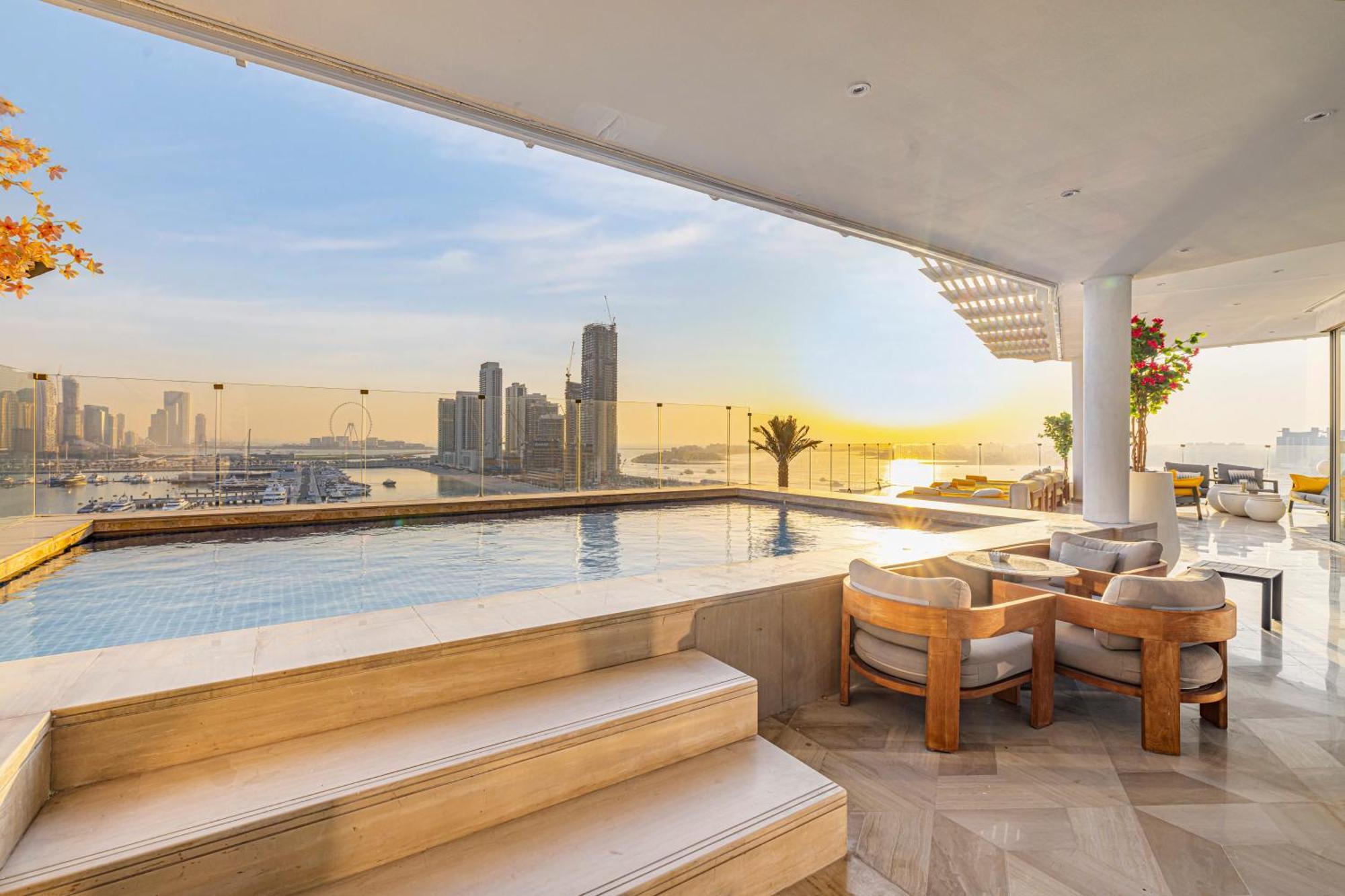 Five Palm Jumeirah 2Br Luxury Penthouse , Full Marina See View With Private Pool Dubai Ngoại thất bức ảnh