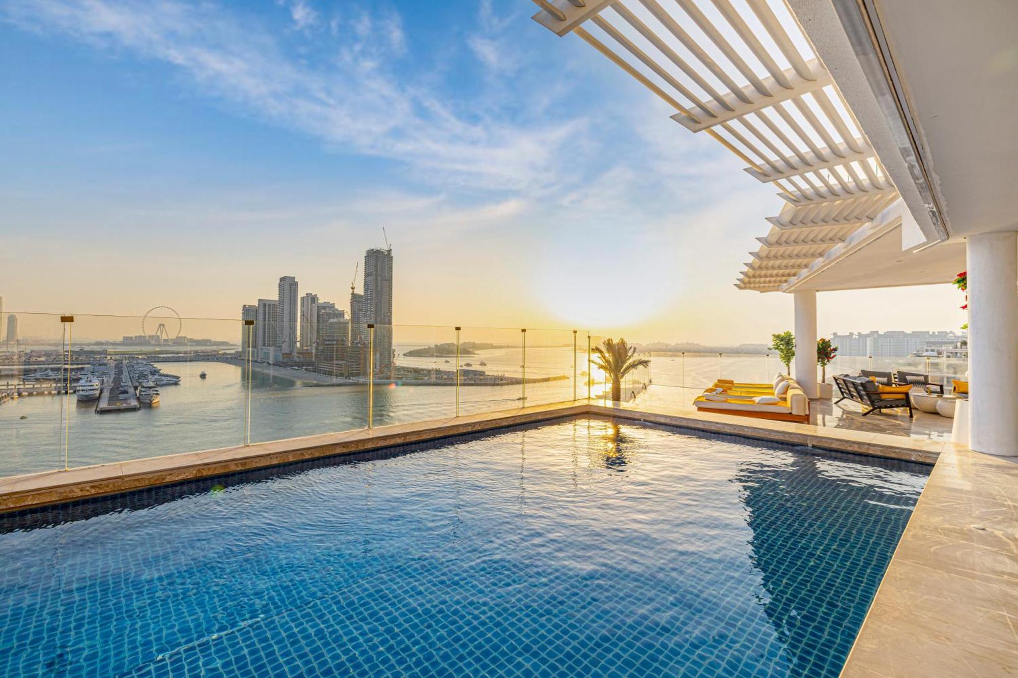 Five Palm Jumeirah 2Br Luxury Penthouse , Full Marina See View With Private Pool Dubai Ngoại thất bức ảnh