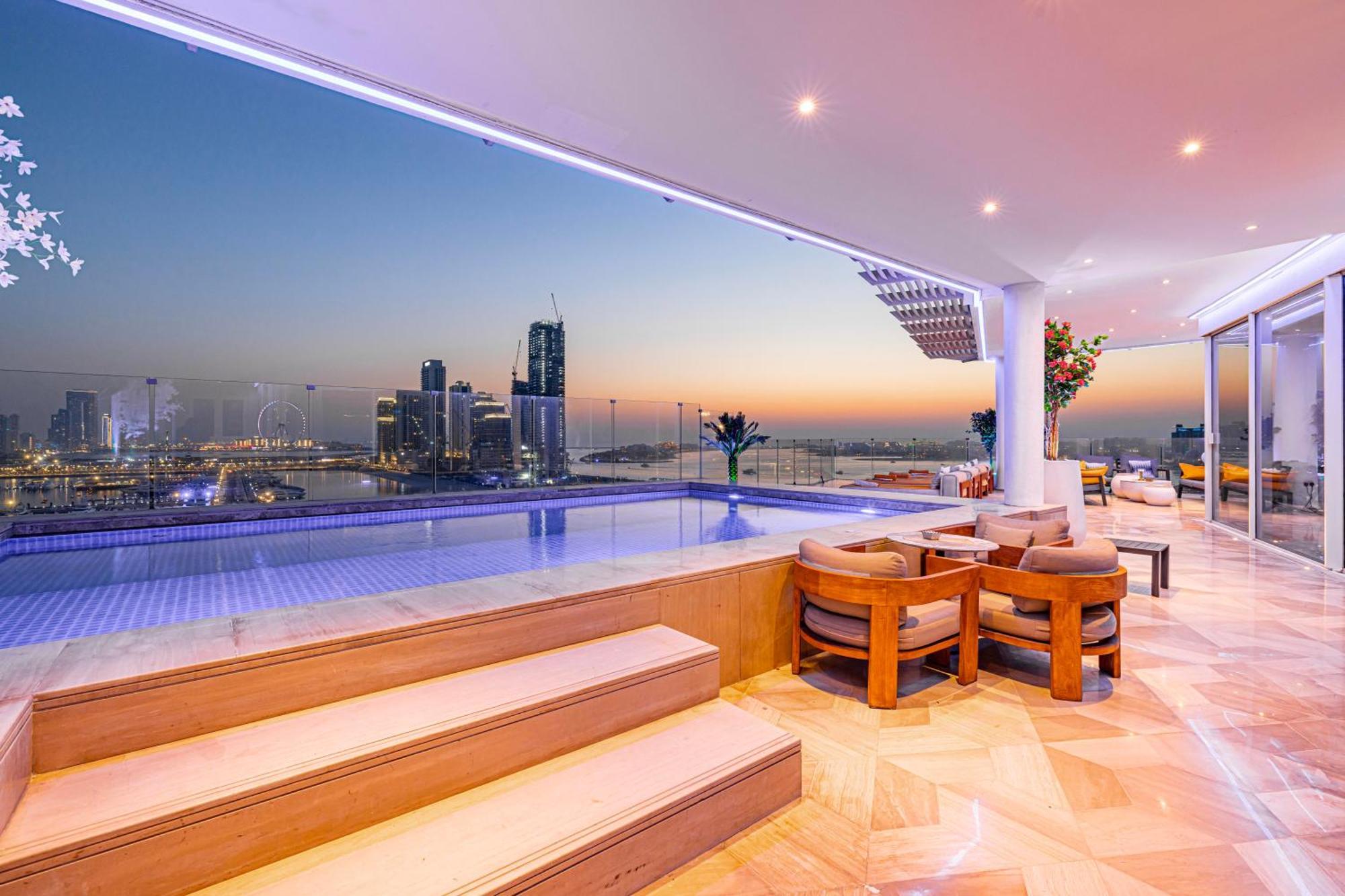 Five Palm Jumeirah 2Br Luxury Penthouse , Full Marina See View With Private Pool Dubai Ngoại thất bức ảnh